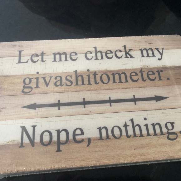 New Wood  Decor Sign - Picture 1 of 3